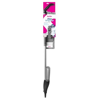 Sorbo Spray mocio – mocio in microfibra con sistema a spruzzo integrato – per una pulizia rapida con acqua o detergente – Dweil riutilizzabile – Adatto a tutti i pavimenti duri Sorbo Spray mocio – mocio in microfibra con sistema a spruzzo integrato – per una pulizia rapida con acqua o detergente – Dweil riutilizzabile – Adatto a tutti i pavimenti duri