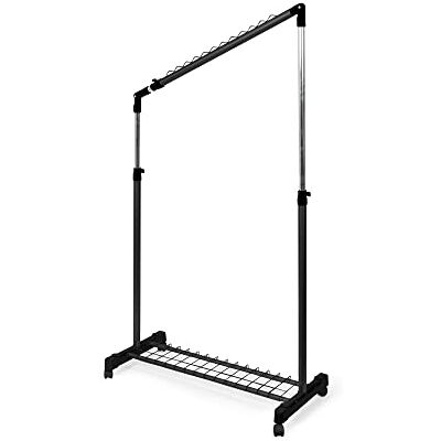 Compactor Cliff Appendiabiti sotto Scala Cosmos, Regolabile, Nero, 91.5x42x102/170 cm Compactor Cliff Appendiabiti sotto Scala Cosmos, Regolabile, Nero, 91.5x42x102/170 cm