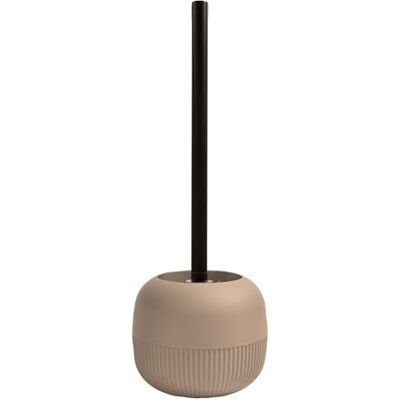 MSV Spazzola WC Gino Cappuccino Design Moderno in Ceramica 9,1 x 9,1 x 37,4 cm Beige Ergonomica e Igienica per WC Stile Elegante e Pratico MSV Spazzola WC Gino Cappuccino Design Moderno in Ceramica 9,1 x 9,1 x 37,4 cm Beige Ergonomica e Igienica per WC Stile Elegante e Pratico