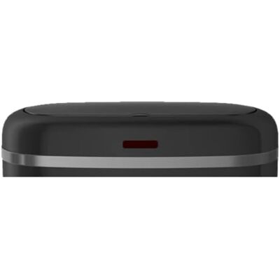 KITCHEN MOVE LOGAN Coperchio automatico per pattumiera da cucina, in acciaio inox, colore: nero opaco KITCHEN MOVE LOGAN Coperchio automatico per pattumiera da cucina, in acciaio inox, colore: nero opaco