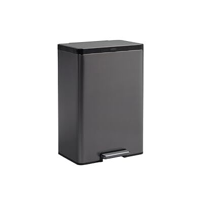 Rubbermaid e rifiuti di cucina e riciclaggio, 10,6 galloni, carbone, metallo in acciaio inossidabile, blu, 10,5 galloni Rubbermaid e rifiuti di cucina e riciclaggio, 10,6 galloni, carbone, metallo in acciaio inossidabile, blu, 10,5 galloni