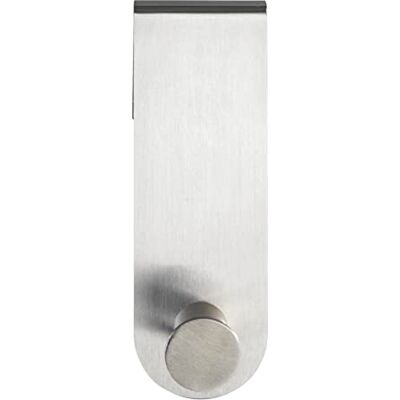 Wenko Percha para mampara de Acero inoxidable Celano, Acciaio Inox, Argento, 9,5 x 3,7 x 23,5 cm Wenko Percha para mampara de Acero inoxidable Celano, Acciaio Inox, Argento, 9,5 x 3,7 x 23,5 cm
