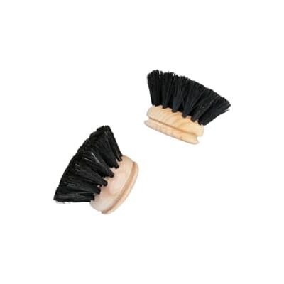Chinchilla ® Set di 4 testine di ricambio in legno per spazzola di risciacquo di ricambio con legno di faggio FSC 100% con rivestimento in crine di cavallo universali Cucina Chinchilla ® Set di 4 testine di ricambio in legno per spazzola di risciacquo di ricambio con legno di faggio FSC 100% con rivestimento in crine di cavallo universali Cucina