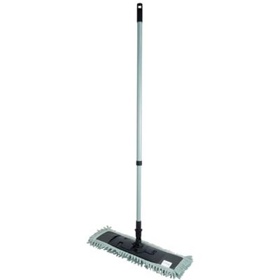 Homéa , Scopa MOP Chenille Microfibra Manico Metallo Telescopico 74>130 cm Blu Ghiacciato Homéa , Scopa MOP Chenille Microfibra Manico Metallo Telescopico 74>130 cm Blu Ghiacciato