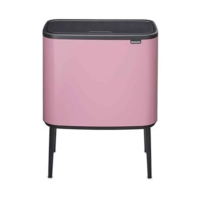 Brabantia Pattumiera Bo Touch 23+11L – Doppio scomparto per la raccolta differenziata Secchio spazzatura con coperchio soft touch e secchi interni Cestino con piedini antiscivolo Lilac Pink Brabantia Pattumiera Bo Touch 23+11L – Doppio scomparto per la raccolta differenziata Secchio spazzatura con coperchio soft touch e secchi interni Cestino con piedini antiscivolo Lilac Pink