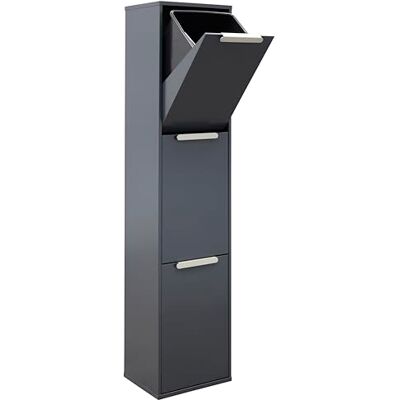 ARREGUI CR304-E Pattumiera Differenziata 3 Scomparti 3x 17L (51L) Contenitore in Acciaio da Interno Mobile per Raccolta Differenziata Cestino per Spazzatura da Cucina e Ufficio Antracite ARREGUI CR304-E Pattumiera Differenziata 3 Scomparti 3x 17L (51L) Contenitore in Acciaio da Interno Mobile per Raccolta Differenziata Cestino per Spazzatura da Cucina e Ufficio Antracite