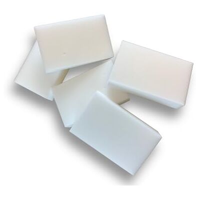 KIBROS Spugna magica in melamina Confezione da 5 spugne Gomma magica per rimuovere macchie e sporco ostinati senza prodotti chimici Colore Bianco Cancella macchia KIBROS Spugna magica in melamina Confezione da 5 spugne Gomma magica per rimuovere macchie e sporco ostinati senza prodotti chimici Colore Bianco Cancella macchia