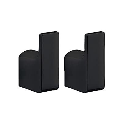 Gedy G-Kuala Lumpur, 2 Appendi abiti singoli, Colore Nero, Porta abiti realizzati in Cromall, Ottone e Vetro, Garanzia 2 anni, Misure 5,3 x 2 x 3,3 CM e peso 0,196 kg, Design R&S Gedy G-Kuala Lumpur, 2 Appendi abiti singoli, Colore Nero, Porta abiti realizzati in Cromall, Ottone e Vetro, Garanzia 2 anni, Misure 5,3 x 2 x 3,3 CM e peso 0,196 kg, Design R&S