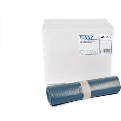 Funny Buffo sacchetto di bidone , blu, 700mm x 1100mm, confezione del 2000 Funny Buffo sacchetto di bidone , blu, 700mm x 1100mm, confezione del 2000