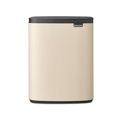 Brabantia Bo Pattumiera 12L Cestino rettangolare compatto con coperchio Soft-Close e secchio interno rimovibile Design montabile a parete o indipendente per bagno, cucina o ufficio Soft Beige Brabantia Bo Pattumiera 12L Cestino rettangolare compatto con coperchio Soft-Close e secchio interno rimovibile Design montabile a parete o indipendente per bagno, cucina o ufficio Soft Beige