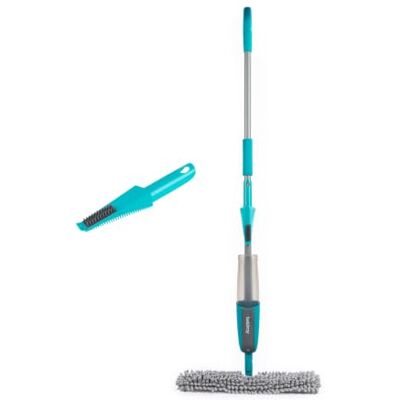 Beldray Anti-Bac Pet Plus Spray Mop – 2 in 1 Detergente per pavimenti duri, Sweep & Scrub, lavabile in lavatrice, trattato con zinco piritione, serbatoio dell'acqua integrato da 400 ml, raschietto Beldray Anti-Bac Pet Plus Spray Mop – 2 in 1 Detergente per pavimenti duri, Sweep & Scrub, lavabile in lavatrice, trattato con zinco piritione, serbatoio dell'acqua integrato da 400 ml, raschietto