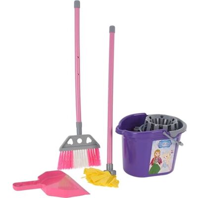 WELL HOME MOBILIARIO & DECORACIÓN - Set di Pulizia 5 Pezzi, Multicolore, 23x17x50, SP7000010 WELL HOME MOBILIARIO & DECORACIÓN - Set di Pulizia 5 Pezzi, Multicolore, 23x17x50, SP7000010