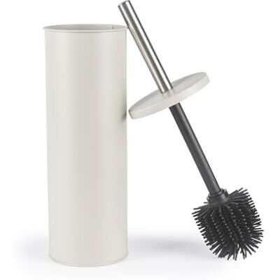 Beldray Spazzolino per WC & Supporto – Trattato AntiBac, Setole in Silicone Antigraffio, Design Discreto a Coperchio Chiuso, Manico Lungo, Testa Igienica Facilmente Pulibile, Metallo Beldray Spazzolino per WC & Supporto – Trattato AntiBac, Setole in Silicone Antigraffio, Design Discreto a Coperchio Chiuso, Manico Lungo, Testa Igienica Facilmente Pulibile, Metallo