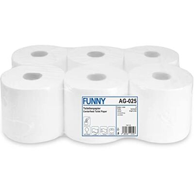 Funny Divertente Carta Igienica All'interno insediamento, esercitare la loro sistemi di marca libera di erogazione 2 bianco luminoso, 1er Pack (1 x 6 pezzi) Funny Divertente Carta Igienica All'interno insediamento, esercitare la loro sistemi di marca libera di erogazione 2 bianco luminoso, 1er Pack (1 x 6 pezzi)