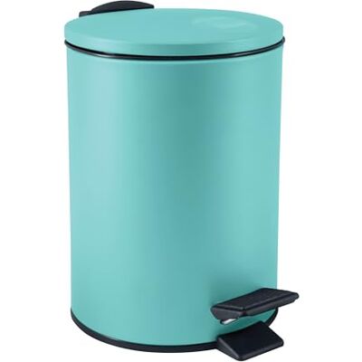 Spirella Pattumiera a Pedale Adelar 3L Design Moderno 16.8 x 16.8 x 25 cm Colore Aqua Coperchio Anti-Odore Ideale per Cucina e Bagno Materiale Durevole Spirella Pattumiera a Pedale Adelar 3L Design Moderno 16.8 x 16.8 x 25 cm Colore Aqua Coperchio Anti-Odore Ideale per Cucina e Bagno Materiale Durevole