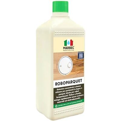 Marbec Roboparquet 1LT Detergente per robot lavapavimenti, pulisce parquet e legno senza aloni e residui Marbec Roboparquet 1LT Detergente per robot lavapavimenti, pulisce parquet e legno senza aloni e residui