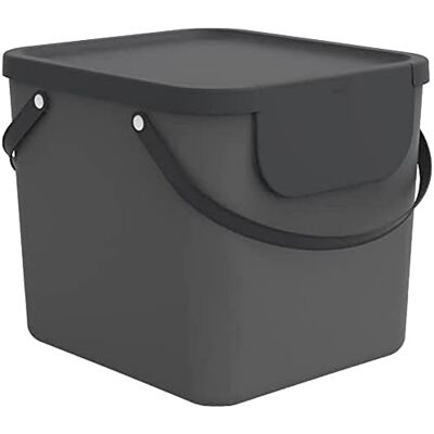 Rotho Cesto portabiancheria 40 Litri, Antracite, Nicht zutreffend Rotho Cesto portabiancheria 40 Litri, Antracite, Nicht zutreffend