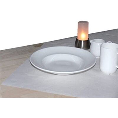 Tork Lotus, copertina in carta, colore: bianco, 900 x 900 mm, confezione da 25. Tork Lotus, copertina in carta, colore: bianco, 900 x 900 mm, confezione da 25.