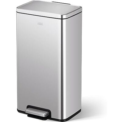 EKO Pattumiera da Cucina 30 L con Pedale in Acciaio Inox EKO Pattumiera da Cucina 30 L con Pedale in Acciaio Inox