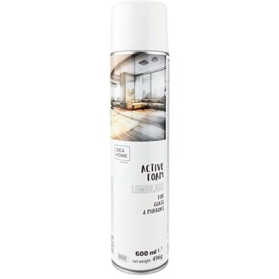IDEA HOME Schiuma Detergente Attiva per Vetri e Specchi – 600 ml Pulizia Intensa Senza Aloni per Finestre e Superfici Lucide IDEA HOME Schiuma Detergente Attiva per Vetri e Specchi – 600 ml Pulizia Intensa Senza Aloni per Finestre e Superfici Lucide