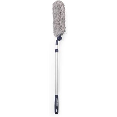 Beldray Deep Clean piumino catturapolvere telescopico 135 cm, microfibra Testa 270° con blocco, doppia faccia, cattura polvere, sporco e allergeni, leggero, lavabile in lavatrice, riutilizzabile Beldray Deep Clean piumino catturapolvere telescopico 135 cm, microfibra Testa 270° con blocco, doppia faccia, cattura polvere, sporco e allergeni, leggero, lavabile in lavatrice, riutilizzabile