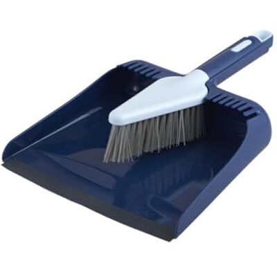 CASAbella Wayclean Set di pennelli angolati e paletta, misura M, grigio, verde e tortora CASAbella Wayclean Set di pennelli angolati e paletta, misura M, grigio, verde e tortora