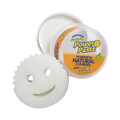 Scrub Daddy Power Paste Pulizia, Pietra Detergente Multisuperficie Prodotto per Pulire la Forno, Vetro, Cucina, Bagno, Piano, Piastrelle e altro Pasta per la Pulizia con la Spugna Scrub Mommy Scrub Daddy Power Paste Pulizia, Pietra Detergente Multisuperficie Prodotto per Pulire la Forno, Vetro, Cucina, Bagno, Piano, Piastrelle e altro Pasta per la Pulizia con la Spugna Scrub Mommy