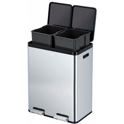 EKO Pattumiera per Raccolta Differenziata 30 L + 30 L con Doppio Pedale EKO Pattumiera per Raccolta Differenziata 30 L + 30 L con Doppio Pedale