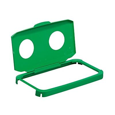 Durable 1800501020 Coperchio a cerniera Durabin per 60 litri, aperture rotonde, verde Durable 1800501020 Coperchio a cerniera Durabin per 60 litri, aperture rotonde, verde