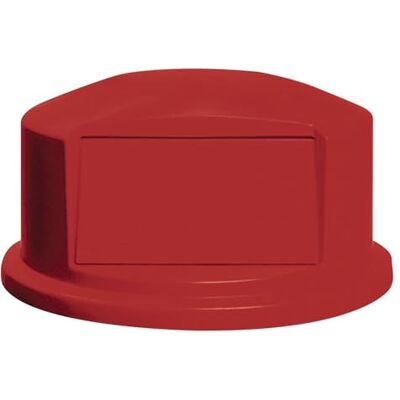 Rubbermaid Commercial Products FG264788 Dome Top a Cupola, Rosso Rubbermaid Commercial Products FG264788 Dome Top a Cupola, Rosso