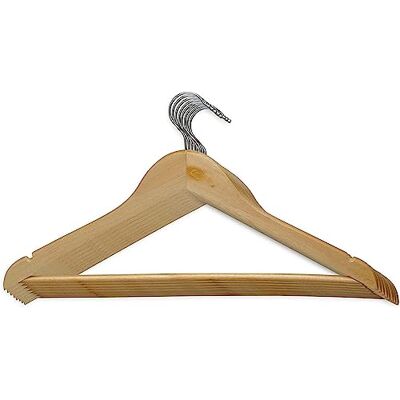 MAUL Grucce appendiabiti in legno (8 pezzi) 45 x 22 cm Moderno appendiabiti in legno dal design classico Gruccia resistente per giacche, camicie, camicette e pantaloni Grucce per pantaloni in MAUL Grucce appendiabiti in legno (8 pezzi) 45 x 22 cm Moderno appendiabiti in legno dal design classico Gruccia resistente per giacche, camicie, camicette e pantaloni Grucce per pantaloni in