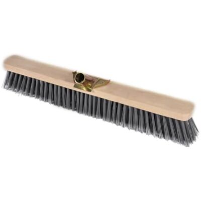 Homéa Essentiel Testa di scopa in legno con fibra di PVC, 60 cm, colore: grigio e beige Homéa Essentiel Testa di scopa in legno con fibra di PVC, 60 cm, colore: grigio e beige