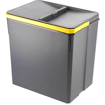 GTV Pattumiera AxiSpace, capacità 15 l, set da 10 pezzi, per cassetti/armadi, particelle di grafene in plastica, molti sistemi di cassetti compatibili, colore antracite GTV Pattumiera AxiSpace, capacità 15 l, set da 10 pezzi, per cassetti/armadi, particelle di grafene in plastica, molti sistemi di cassetti compatibili, colore antracite