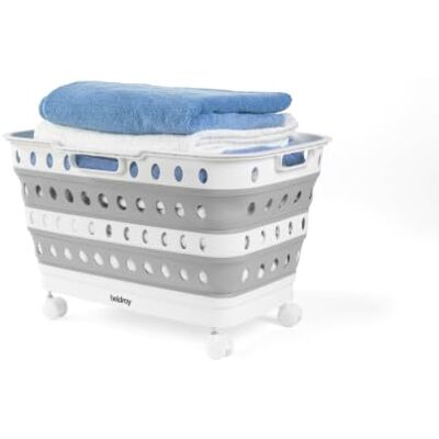 Beldray Cesto Portabiancheria Pieghevole con Ruote, 43 L Beldray Cesto Portabiancheria Pieghevole con Ruote, 43 L