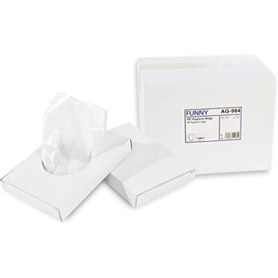 Funny Sacchetti per Assorbenti Igienici, Bianco, 48 Scatole da 25 Pezzi Funny Sacchetti per Assorbenti Igienici, Bianco, 48 Scatole da 25 Pezzi