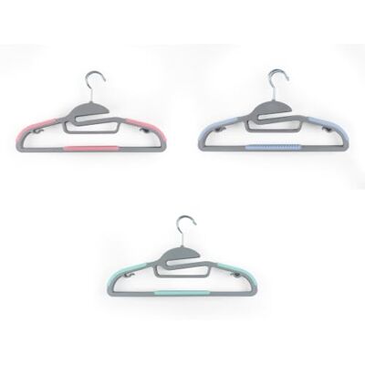 Beldray Set 20 grucce antiscivolo, plastica salvaspazio Beldray Set 20 grucce antiscivolo, plastica salvaspazio