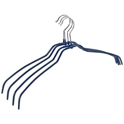 Wenko Gruccia Slim 42 set 4 appendini, con rivestimento antiscivolo, metallo, plastica, Metallo cromato, 41 x 21.5 x 0.5 cm, Argento lucido Wenko Gruccia Slim 42 set 4 appendini, con rivestimento antiscivolo, metallo, plastica, Metallo cromato, 41 x 21.5 x 0.5 cm, Argento lucido