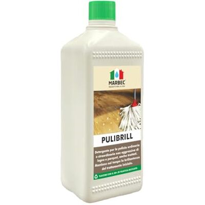 Marbec PULIBRILL 1LT Detergente concentrato specifico per pavimenti in legno e parquet Marbec PULIBRILL 1LT Detergente concentrato specifico per pavimenti in legno e parquet