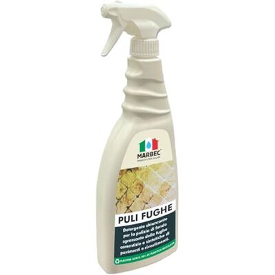 Marbec Puli fughe 750ML Detergente sgrassante per fughe, sbianca e rimuove sporco ostinato da gres e ceramica Marbec Puli fughe 750ML Detergente sgrassante per fughe, sbianca e rimuove sporco ostinato da gres e ceramica