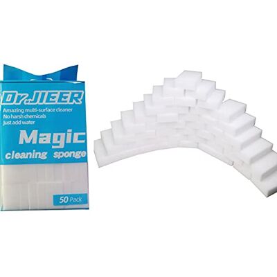 Dr.JIEER 50 Pz/lotto Magia Spugna Gomma Multifunzionale Melamina Schiuma Cleaner 100x60x20mm Dr.JIEER 50 Pz/lotto Magia Spugna Gomma Multifunzionale Melamina Schiuma Cleaner 100x60x20mm