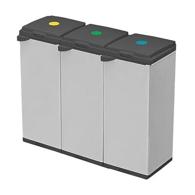 Avilia Mobile Pattumiera con 3 Porta Sacco per Raccolta Differenziata – Pattumiera Porta Sacco con capienza 80/110 lt Avilia Mobile Pattumiera con 3 Porta Sacco per Raccolta Differenziata – Pattumiera Porta Sacco con capienza 80/110 lt