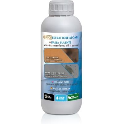 GEAL ESTRATTORE ALCALE Pulitore in pasta, rimuovi macchie di olio e grasso da pavimento in Cotto e Pietra, 500 ml GEAL ESTRATTORE ALCALE Pulitore in pasta, rimuovi macchie di olio e grasso da pavimento in Cotto e Pietra, 500 ml