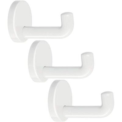 Attaccapanni da Muro HEWI - Set da 3, Profondità 100mm, Montaggio frontale - Ganci Attaccapanni da Muro HEWI - Set da 3, Profondità 100mm, Montaggio frontale - Ganci