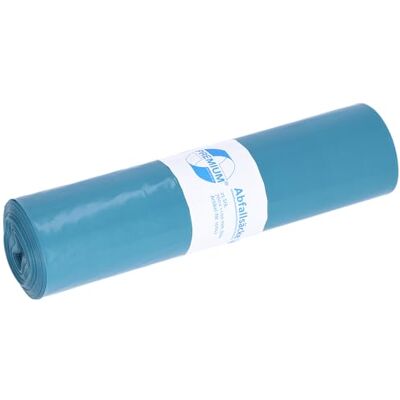 DEISS PREMIUM 10042 Sacchi della spazzatura - 700x1100mm, 0,05mm, 25/rotolo, Blu DEISS PREMIUM 10042 Sacchi della spazzatura - 700x1100mm, 0,05mm, 25/rotolo, Blu