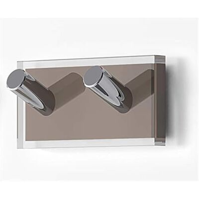 Gedy Arcobaleno Appendiabiti, Resine termoplastiche, Colomba Trasparente, Doble Gedy Arcobaleno Appendiabiti, Resine termoplastiche, Colomba Trasparente, Doble