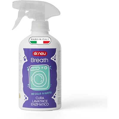 Dr.Neu Cura Lavatrice Anticalcare Breath Spray Enzimatico, 500 ml Senza Ciclo a Vuoto, Pulitore Lavatrice, Contro Cattivi Odori e Sporco Compatibile con Tutte le Lavatrici Dr.Neu Cura Lavatrice Anticalcare Breath Spray Enzimatico, 500 ml Senza Ciclo a Vuoto, Pulitore Lavatrice, Contro Cattivi Odori e Sporco Compatibile con Tutte le Lavatrici