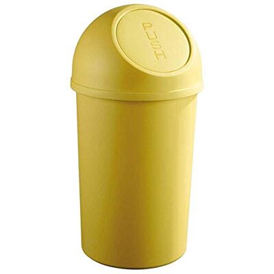 Helit -Contenitore per rifiuti con coperchio, 45 L, colore: giallo Helit -Contenitore per rifiuti con coperchio, 45 L, colore: giallo