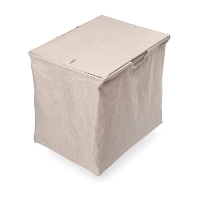 Emuca Cesto portabiancheria per armadi e cabine armadio Quartz, 418x320x400mm, Acciaio e Tessuto, Titanio Emuca Cesto portabiancheria per armadi e cabine armadio Quartz, 418x320x400mm, Acciaio e Tessuto, Titanio