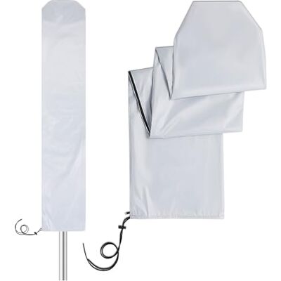 AiQInu Copertura Stendibiancheria Rotante, Copristendino per Esterno Impermeabile, Resistente e Anti-Strappo, 16 x 16 x 165 cm, Copertura Protettiva per Stendino, Telo Copri Stendibiancheria AiQInu Copertura Stendibiancheria Rotante, Copristendino per Esterno Impermeabile, Resistente e Anti-Strappo, 16 x 16 x 165 cm, Copertura Protettiva per Stendino, Telo Copri Stendibiancheria