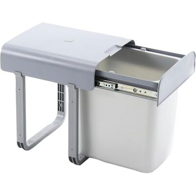 EKOTECH Aladin 40 Pattumiera da incasso, 1 x 16 litri, in plastica, colore: Grigio EKOTECH Aladin 40 Pattumiera da incasso, 1 x 16 litri, in plastica, colore: Grigio